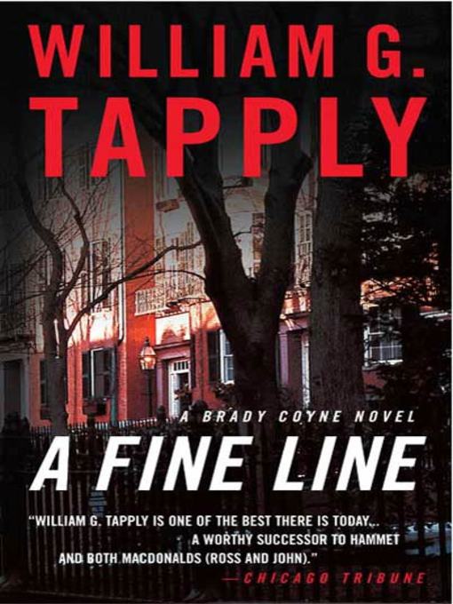 Title details for A Fine Line by William G. Tapply - Wait list